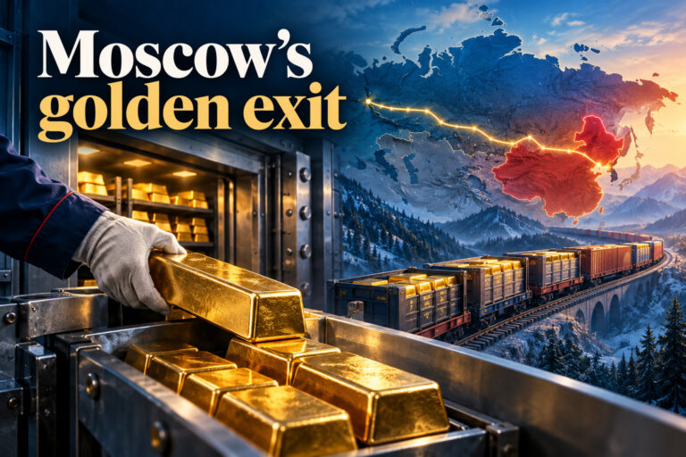 Moscow’s golden exit: Liquidating the reserves to keep the lights on