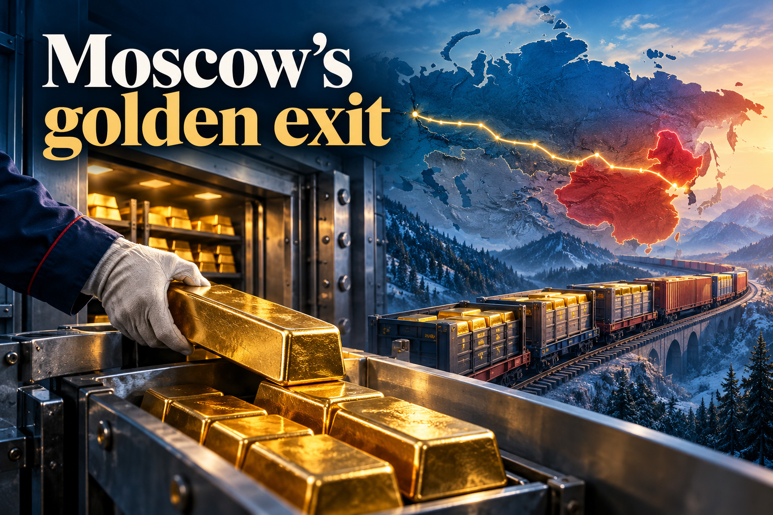 Moscow’s golden exit: Liquidating the reserves to keep the lights on